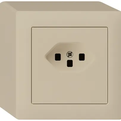 AP-Steckdose kallysto T23 beige Schraubklemme 