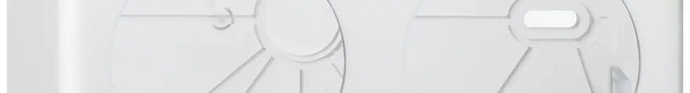 En-tête AP basico 1×2 blanc 