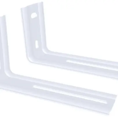 Staffa a parete ESYLUX 110 per ELX, SLX, bianco  1 paio 