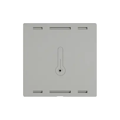 Comando per sensore temperatura ambiente EDIZIO.liv Wiser SNAPFIX® 60×60mm grc 