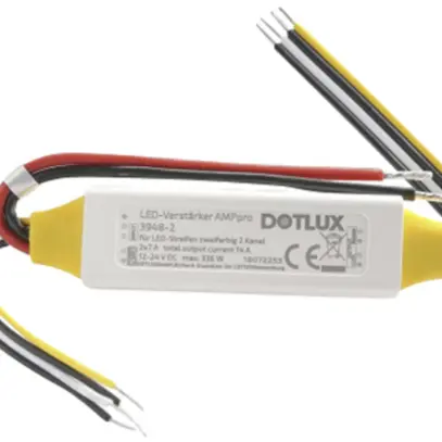 Driver LED AMPpro 336W per fascia luminosa LED bicolore 2×7A (12…24V) 