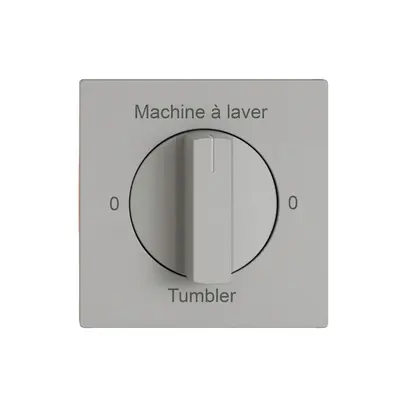 Montageset EDIZIO.liv SNAPFIX® f.Drehschalter m.Griff 0-Mach.lav.-0-Sèch.hgu 
