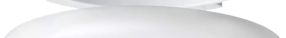 Rosace de plafond AGRO Ø100×15mm 2 parties blanc 