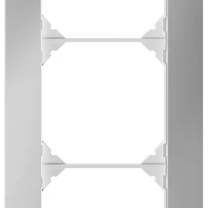 Cadre de recouvrement ENC EDIZIO.liv prestige SNAPFIX® 3×1/1×3 214×94mm Cr-po 