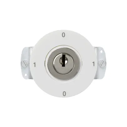 Insert pour interrupteur à clé ENC 0/1L basico blanc 