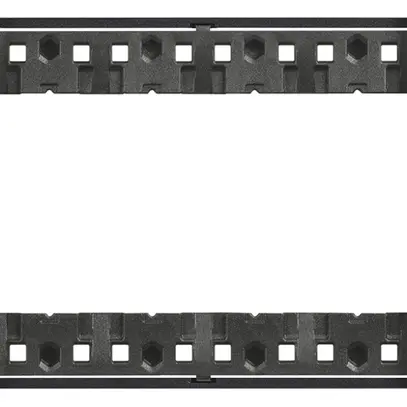 Cadre de recouvrement Living Now 4 modules 147.5×86mm black 