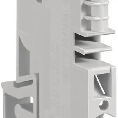 Morsetto di derivazione Hager 4mm² 3×L 800V/32A, ad innesto, aperto sul lato 