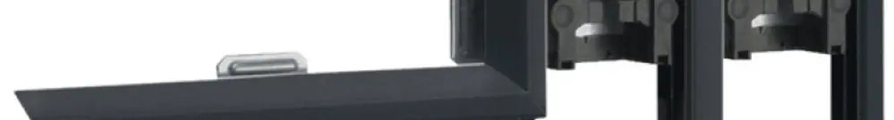 Angolo piatto Hager multiplo per BKIS 12.5mm nero 