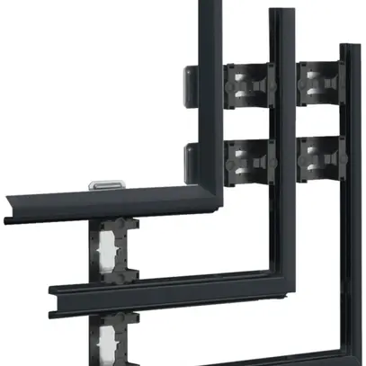 Angolo piatto Hager multiplo per BKIS 12.5mm nero 