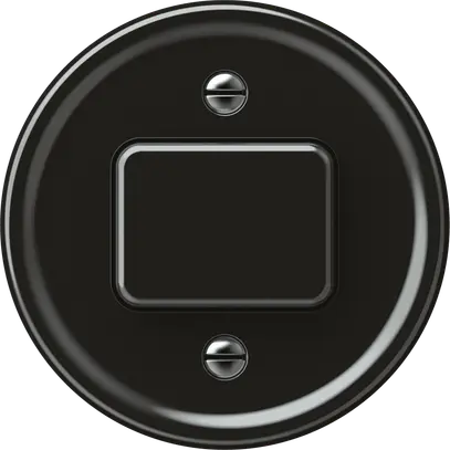Pulsante Hager origin 1CO 10A 230V 60×60mm nero 