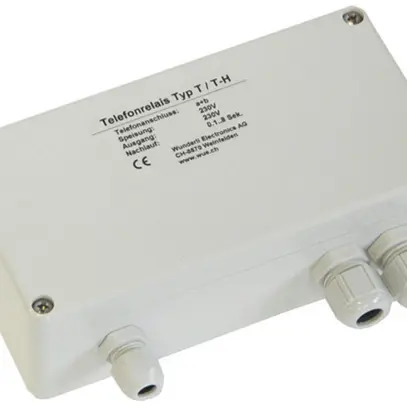 Relè telefonico per corrente forte T 230V+2 invertitori per clacsoni/luminari 