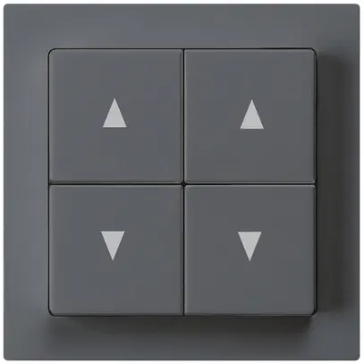 Pulsante per tappar.INC kallysto A antracite con 4 tasti 