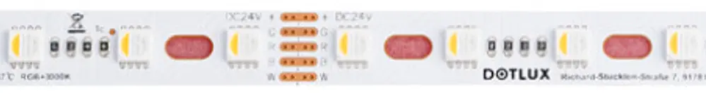 Fascia luminosa LED DOTLUX CURVE 24V 19.2W/m 860lm/mRGBW 5m 