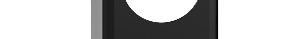Capot AP STANDARDdue QX54 2×1 noir 1×Ø50, 1×Ø58 