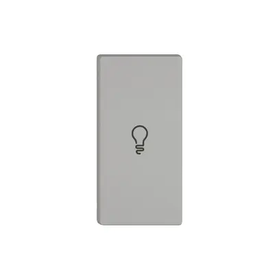Taste 1/2 EDIZIO.liv Wiser mit SNAPFIX® horiz.mit Symbol Licht hgu 