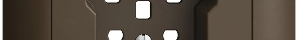 Kit frontale EDIZIOdue coffee 88×88mm 1×T25 