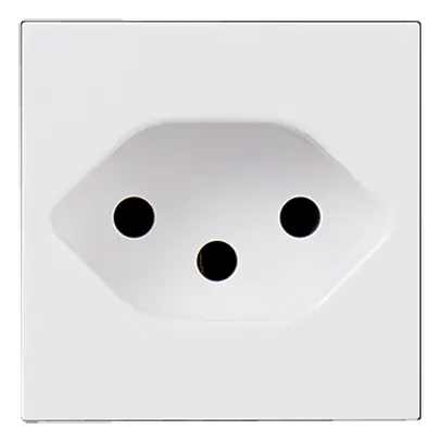 Presa INS ATO T13 bianco 2 moduli 