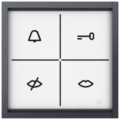 Modulo info LED Siedle Access Professional 12V AC/DC antracite 