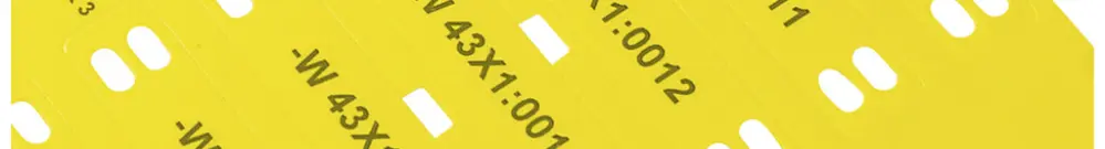 Kabelmarker PX WMTB HF-D (30X10)R BU 30×10mm 1000 Stück blau 