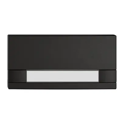 Pulsante 1/2 EDIZIO.liv KNX e UNI c.SNAPFIX® s.LED c.targhetta com.2T ne 