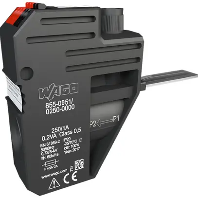 Rilevatore di tensione e corrente WAGO 95 mm² 250A/1A 0.2VA protetto 