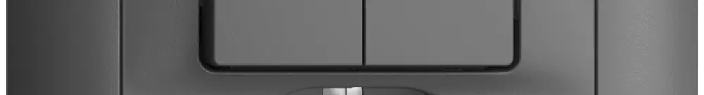 Kit frontal ENC EDIZIOdue gris foncé 88×88mm T23 