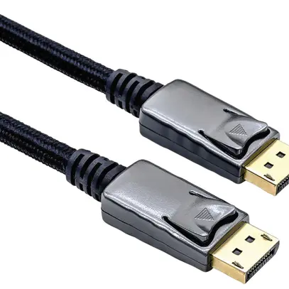 Câble DisplayPort ROLINE 8K@60Hz (DisplayPort 1.4) HDR noir 3m 