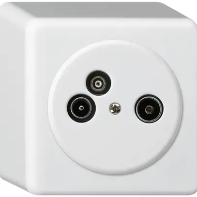 AP-Antennendose TV-R-Daten basico 2GHz 4dB weiss 