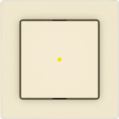 Leuchtdruckschalter EDIZIO.liv SNAPFIX® 6/1L Frontlinse KS gelb cr 