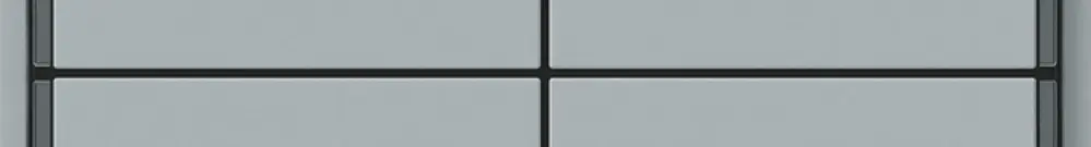 Poussoir KNX KAL 8×touches 8×points actionnables LED gris 