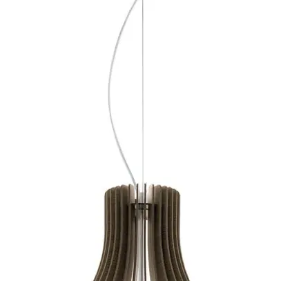 Lampada a sospensione EGLO TINDORI 1×60W, E27, Ø500mm, 1.5m, IP20, marrone scuro 