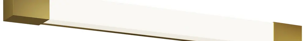 Applique LED Philips Rover SQ 10W 1500lm 827 IP44 628×50×52mm ottone 