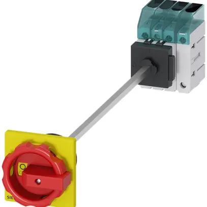 Interrupteur de charge Siemens SENTRON 3LD3 sol 25A 3LN 66×66mm ro/jn 
