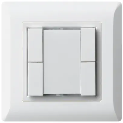Pulsante universale INC 4×kallysto.line con LED bianco 