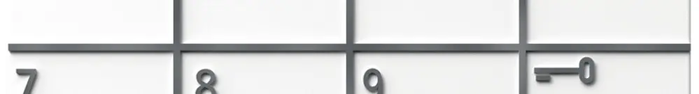 Modulo tastiera Siedle indipendente dal sistema 12V AC bianco 
