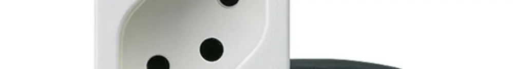 Prise INC FLF 4×type 13 L3 blanc pour câble plat Ecobus power 