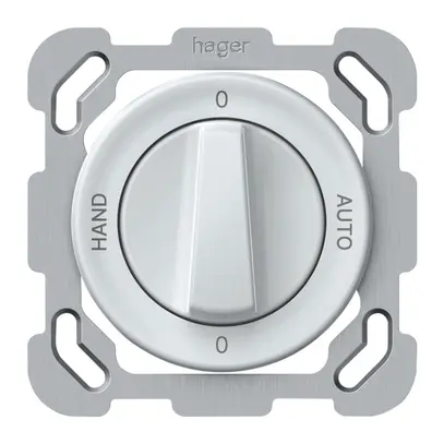 Interruttore rotativo INC origin comm.2/1L 16A 250V 0-AUTO-0-HAND 77×77mm bi 