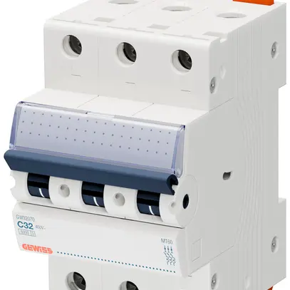 Disjoncteur Gewiss 90 MCB 3P 400V C 32A 6kA 3UM 