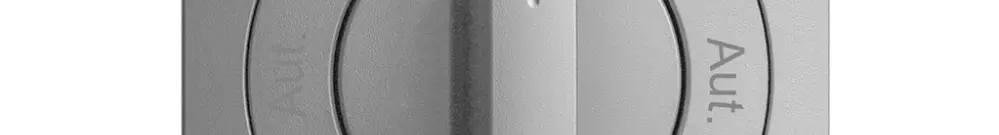 Frontset Aut.-Hand-Aut.-Hand EDIZIOdue 60×60mm silver 