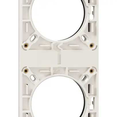 NUP-Kopfzeile Feller NEVO, 2×1, für N.CO-Apparate, weiss 