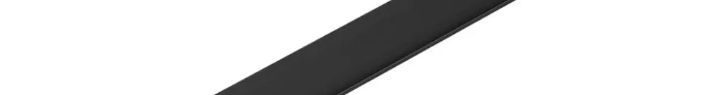 Couvercle SLV S-TRACK 1~ 2000×18×7.5mm PC noir 
