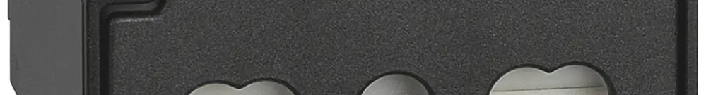 Prise Living Now Schuko/Italie 2 modules 16A socle rétractable noir 