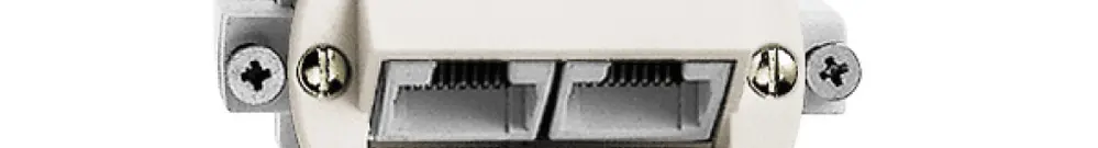 Scatola di raccordo INC P 43 2RJ45 separato, bianco 