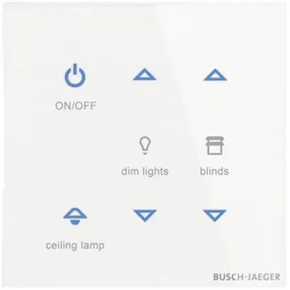 Élément de commande ABB-Tacteo TB/U6-CG, 6-fois 