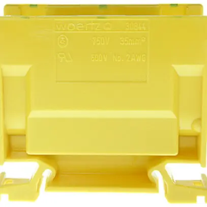 Morsetto di derivazione Woertz Ex 16…35mm² 125A 750V vite 2×1 DIN 35mm ve-gi 