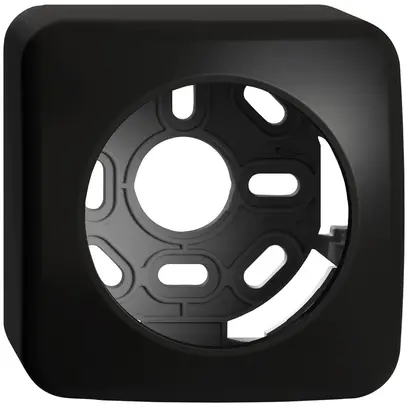 Capot AP STANDARDdue SNAPFIX® pour appareils QX pour 1 appareil noir 
