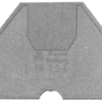 Cloison de séparation Wieland 6mm² gris 