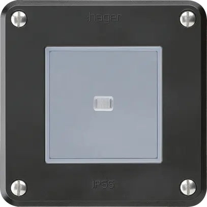 Interrupteur ENC robusto IP55 schema 3 lumineux noir pour combinaison 