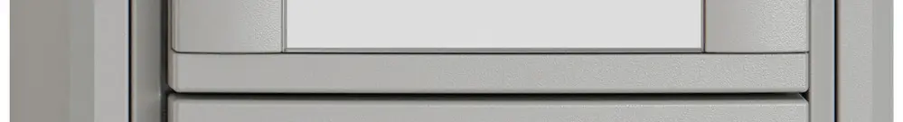 Poussoir universel AP EDIZIO.liv UNI SNAPFIX® s.LED 3× comm.2T étiqu.grc 