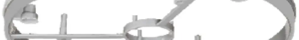 Anneau frontal avec joint Ø215mm pour KompaX 1+3 Kaiser 